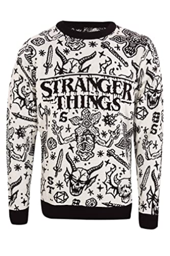 Stranger Things Sweatshirt Christmas Jumper Collag