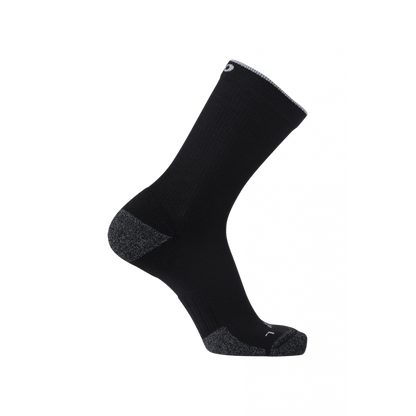 M2O Merino Crew Compression Sock Black/Grey M