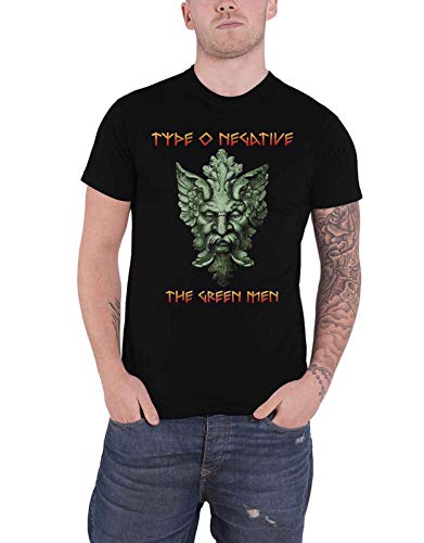 TYPE O NEGATIVE - THE GREEN MEN BLACK T-Shirt, Front & Back Print Small - THE GREEN MEN