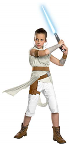 REY DELUXE EPISODE 9 COSTUME - FANCY DRESS COSTUME (SIZE: L)