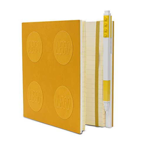 Lego 2.0 Locking Notebook With Gel Pen - Yellow