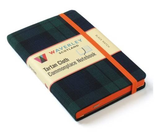Waverley (M): Black Watch Tartan Cloth Commonplace Notebook