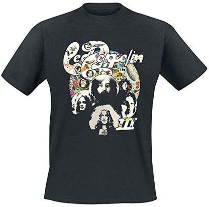 LED ZEPPELIN - PHOTO III BLACK T-Shirt X-Large - PHOTO III
