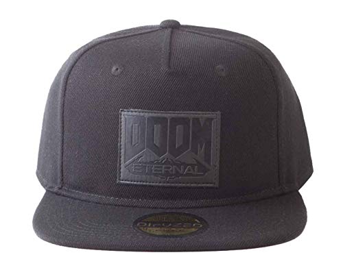Doom Eternal Retro Patch Logo Snapback Baseball Cap, Unisex, Black (Sb137010Doom)