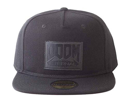 Doom Eternal Retro Patch Logo Snapback Baseball Cap, Unisex, Black (Sb137010Doom)