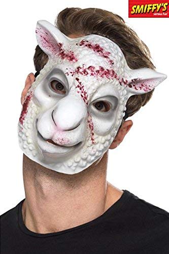 Smiffys Evil Sheep Killer Mask, White