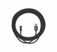 Usb-A To Micro Usb 3M Black Rounded Cable