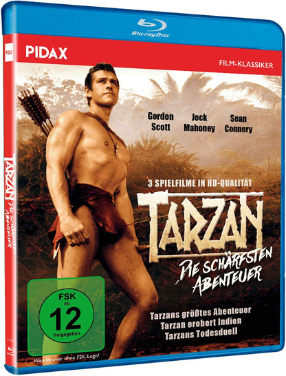 Tarzan - Die schärfsten Abenteuer / Drei spannende Tarzan-Abenteuer in brillanter HD-Qualität (Pidax Film-Klassiker)