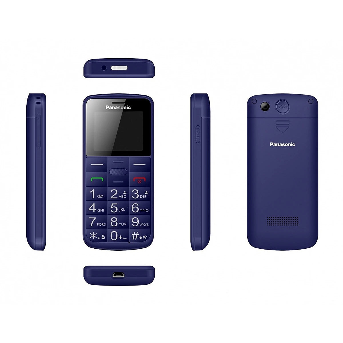 Cellulare Senior Kx-Tu110 Blu