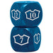 Magic: The Gathering - Deluxe 22MM Island Loyalty Dice Set with 7-12