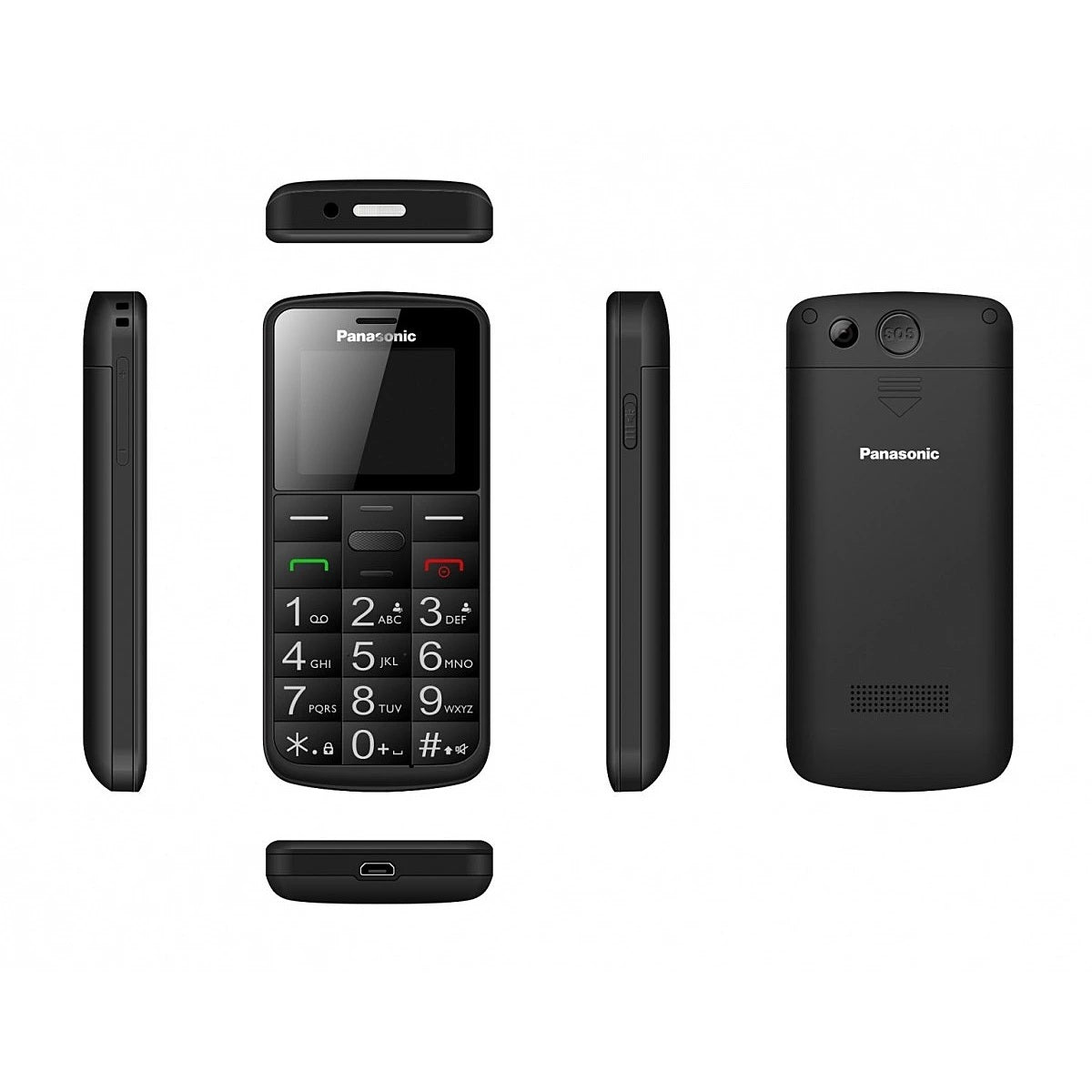 Cellulare Senior Kx-Tu110 Nero