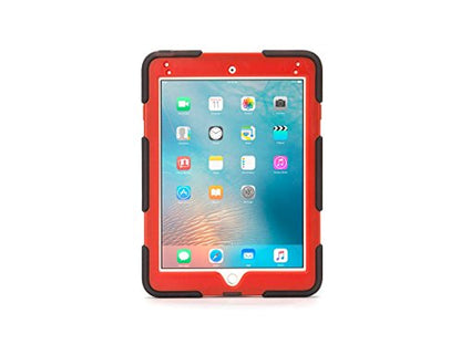 - Griffin Survivor All-Terrain - Protective Case For Tablet - Rugged - Silicone, Polycarbonate, Pet - Red, Smoke - 9.7`` -