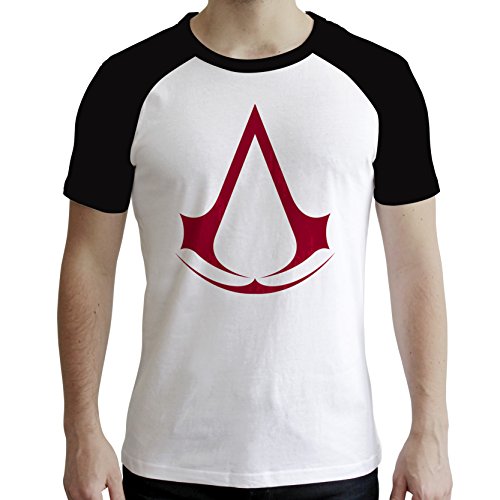 Assassin`S Creed: Crest White & Black Premium (T-Shirt Unisex Tg. Xs)