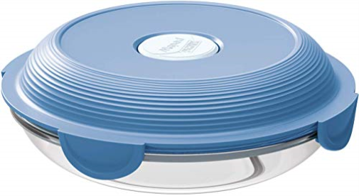 Maped Piatto Vetro+Coperchio Azzurr