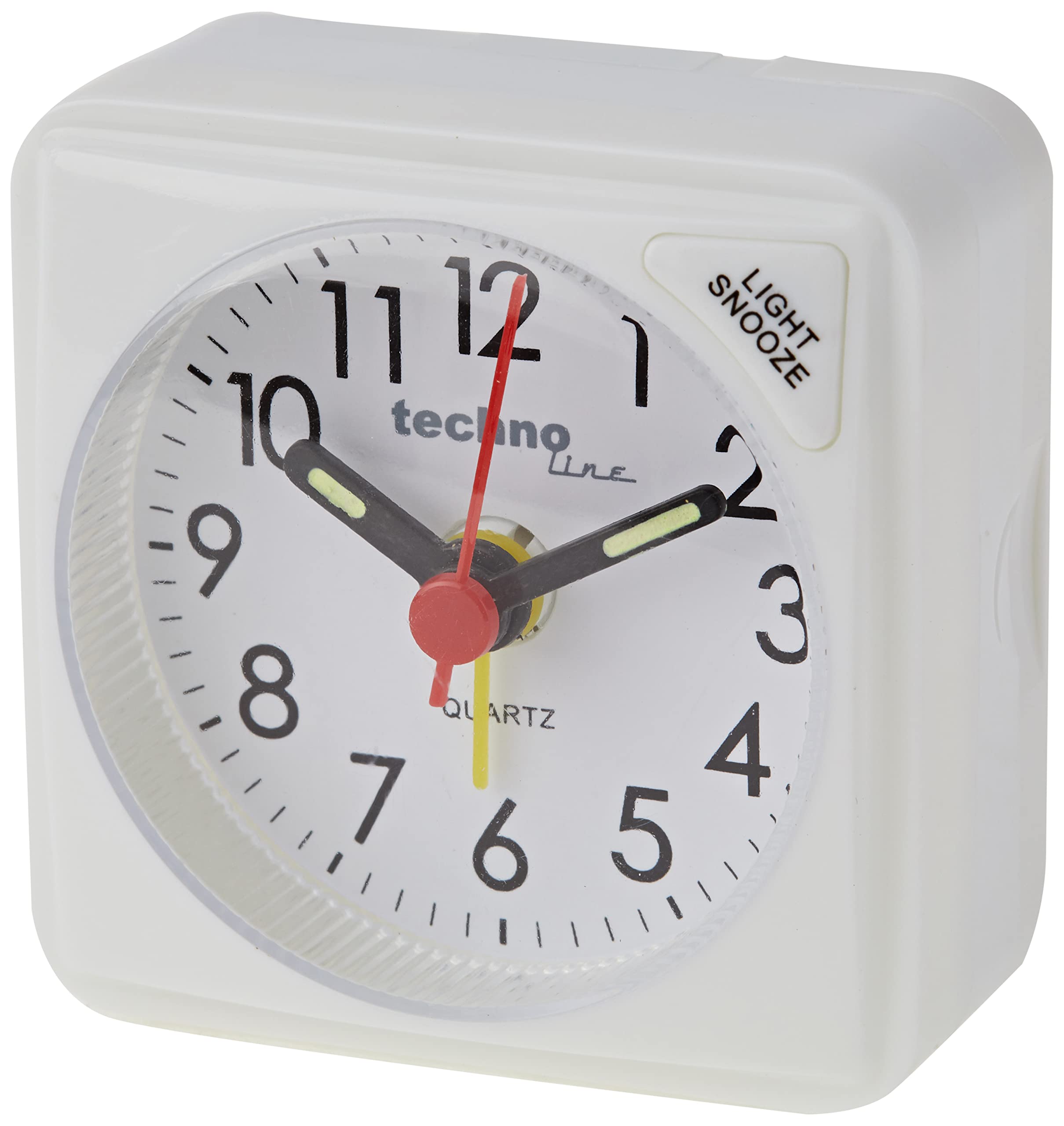 Quarzwecker Analog, Weiss