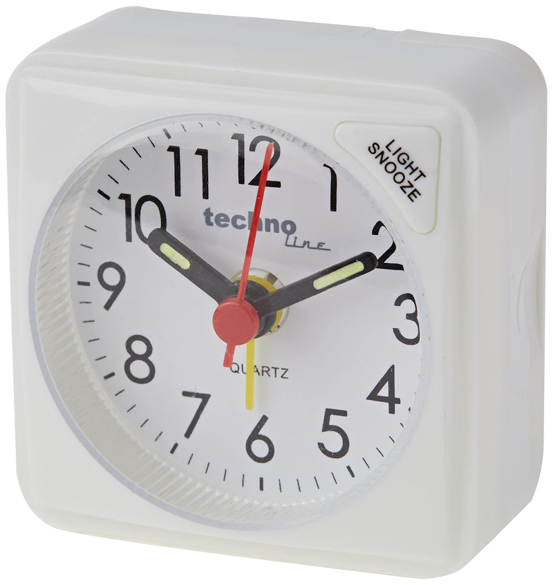 Quarzwecker Analog, Weiss