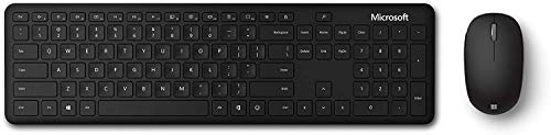 Microsoft Bluetooth Desktop keyboard Mouse included Black