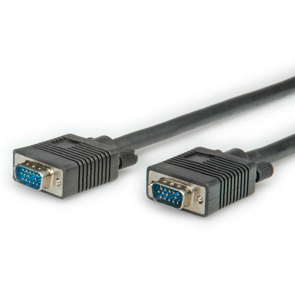 Value 11.99.5253-20 VGA cable 3 m VGA (D-Sub) Black