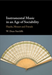 Instrumental Music In An Age O