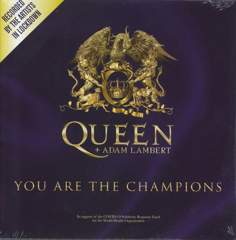 Queen + Adam Lambert : You Are The Champions Limited Numbered 7" Single
