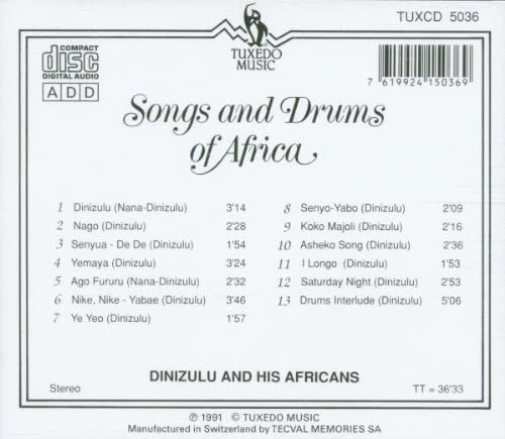 Songs And Drums Of Africa