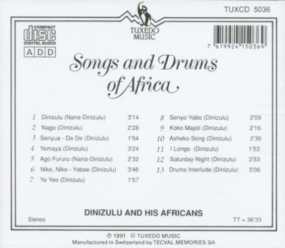 Songs And Drums Of Africa
