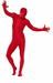 RED 2ND SKIN SUIT - FANCY DRESS COSTUME (SIZE: M)