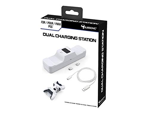 PS5 - Subsonic PS5 DualSense Charging Station (White) /PS5 GAME