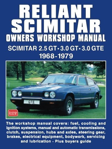 Reliant Scimitar Owners Workshop Manual and Portfolio 1968-79