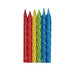 Amscan: 12 Spiral Candles Rainbow Glitter