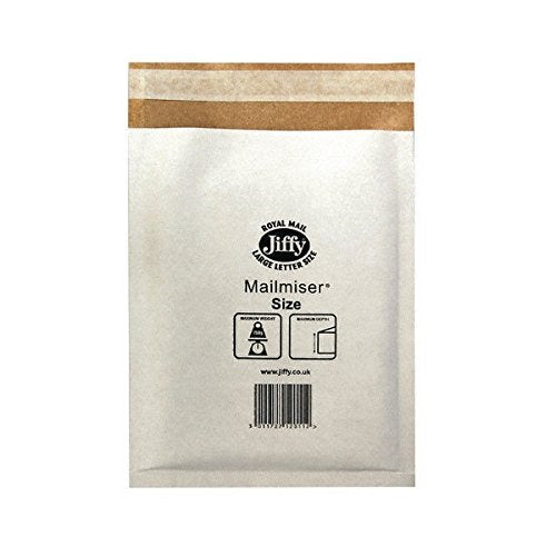 Jiffy Mailmiser 115X195 White Pk100