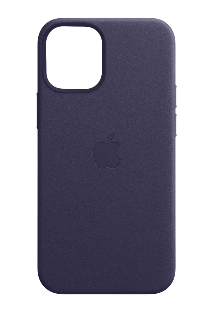 Apple - Back Cover For Mobile Phone - With Magsafe - Leather - Deep Violet - For Iphone 12 Mini