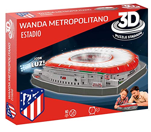 Puzzles - 3D Stadium Puzzles - Atletico Madrid Wanda Led Edition /Puzzles Puzzle