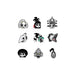 Beetlejuice Ansteck-Pins Group Blind Box Sortiment