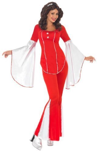 Smiffys Super Trooper Costume, Red (Size M) - `Super Trooper Costume, Red, with Top & Trousers -  (Size: M)`