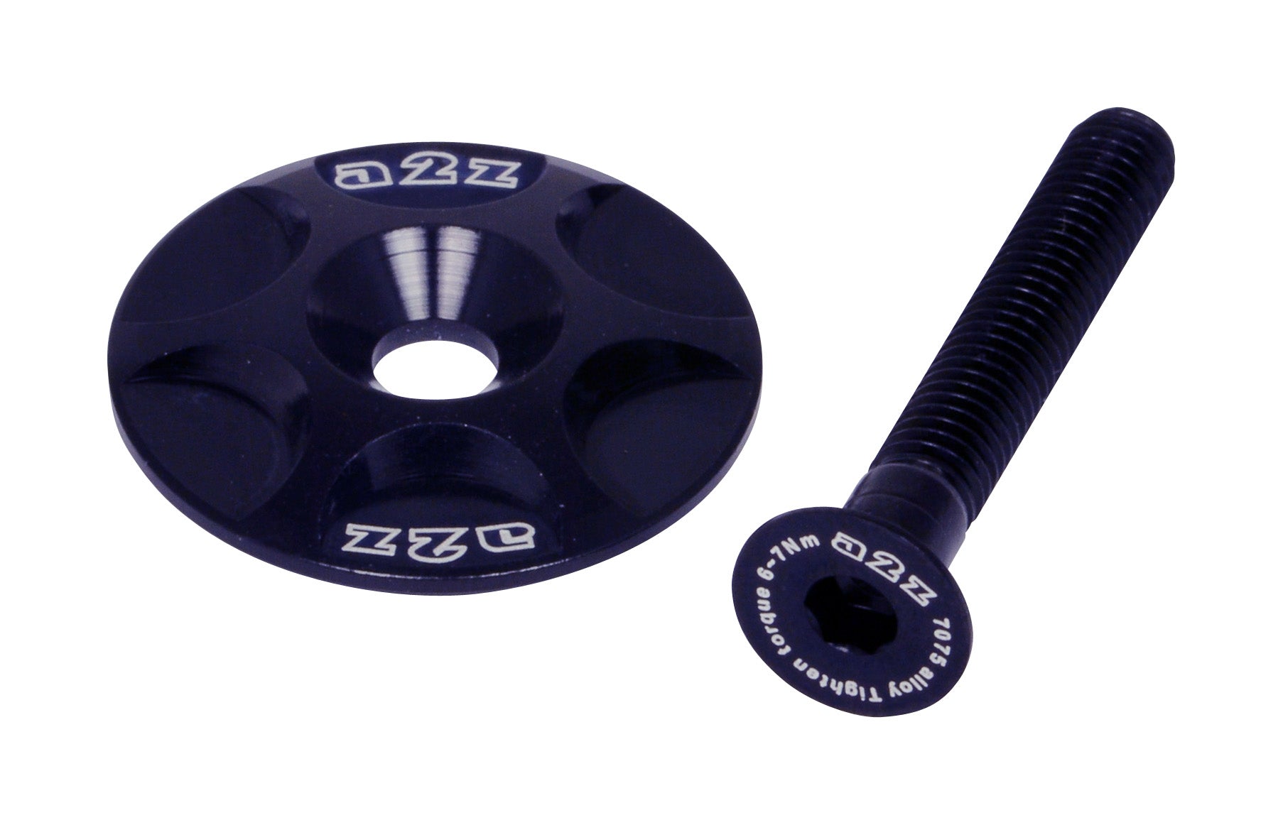 A2Z Anodised Headset Top Cap (Black)
