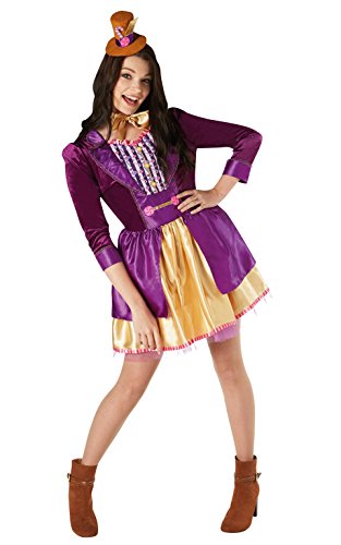 LADIES WILLY WONKA COSTUME - FANCY DRESS COSTUME (SIZE: S) Unisex Costumes