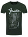 FENDER - TELECASTER GREEN T-Shirt Small - TELECASTER