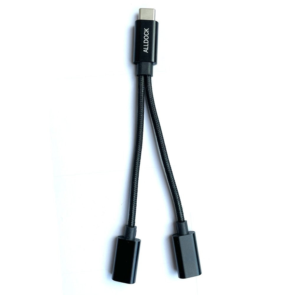 Alldock USB-Kabel Spliter USB C - USB C 0.12