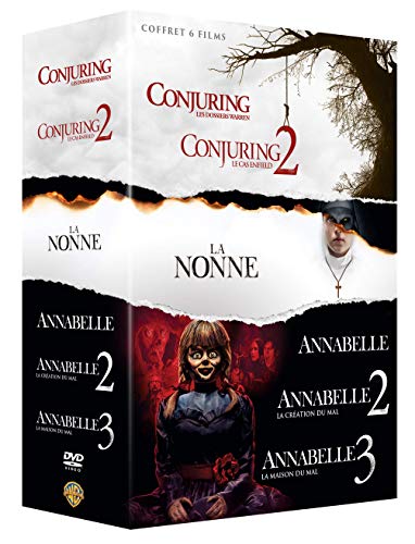 Coffret 6 Films dossiers Warren + Conjuring 2 : Le Cas Enfield 2 : la crÃation Annabelle : la Maison du Mal + La Nonne