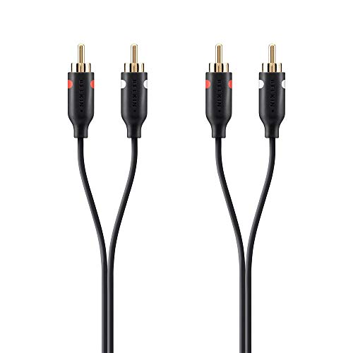 Belkin F3Y098BT2M audio cable 2 m 2 x RCA Black