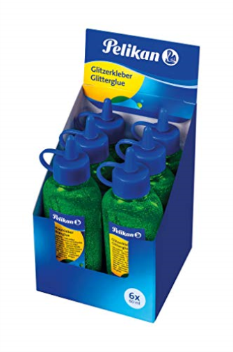 Cf6Glitter Glue 60 Ml. Verde Scuro