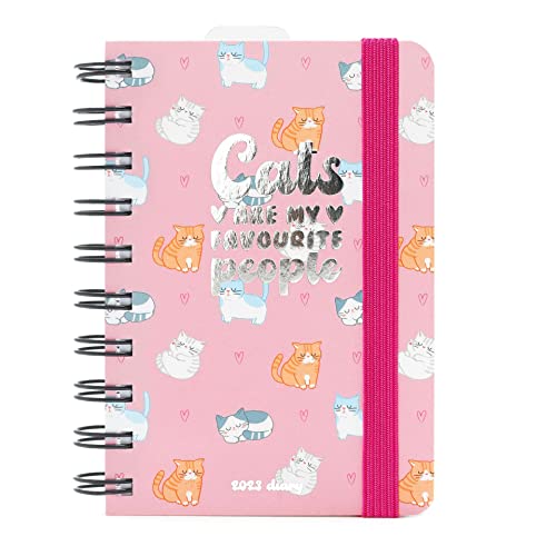 Small Daily Spiral Bound Diary 12 Month Stationery