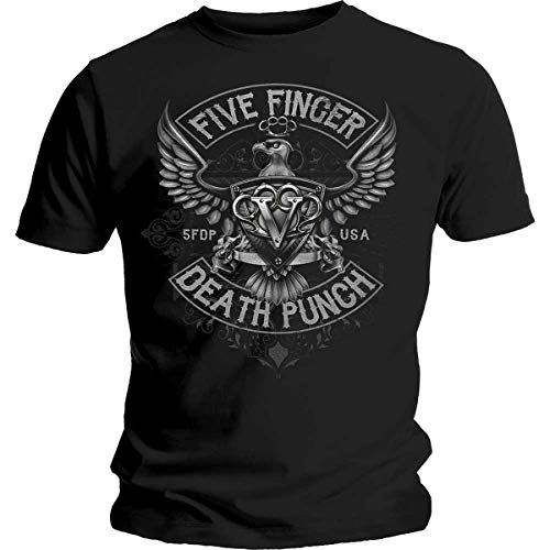 Five Finger Death Punch: Howe Eagle Crest (T-Shirt Unisex Tg. S)