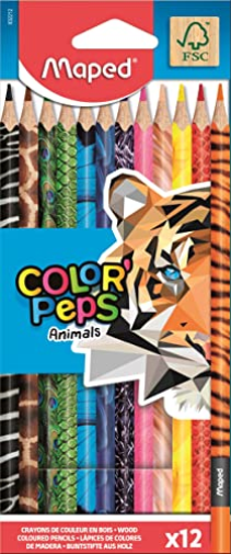 Cf12 Pastelli Triang Colorpeps Ass