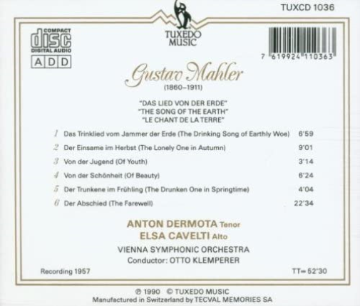 Mahler - Das Lied Von Der Erde