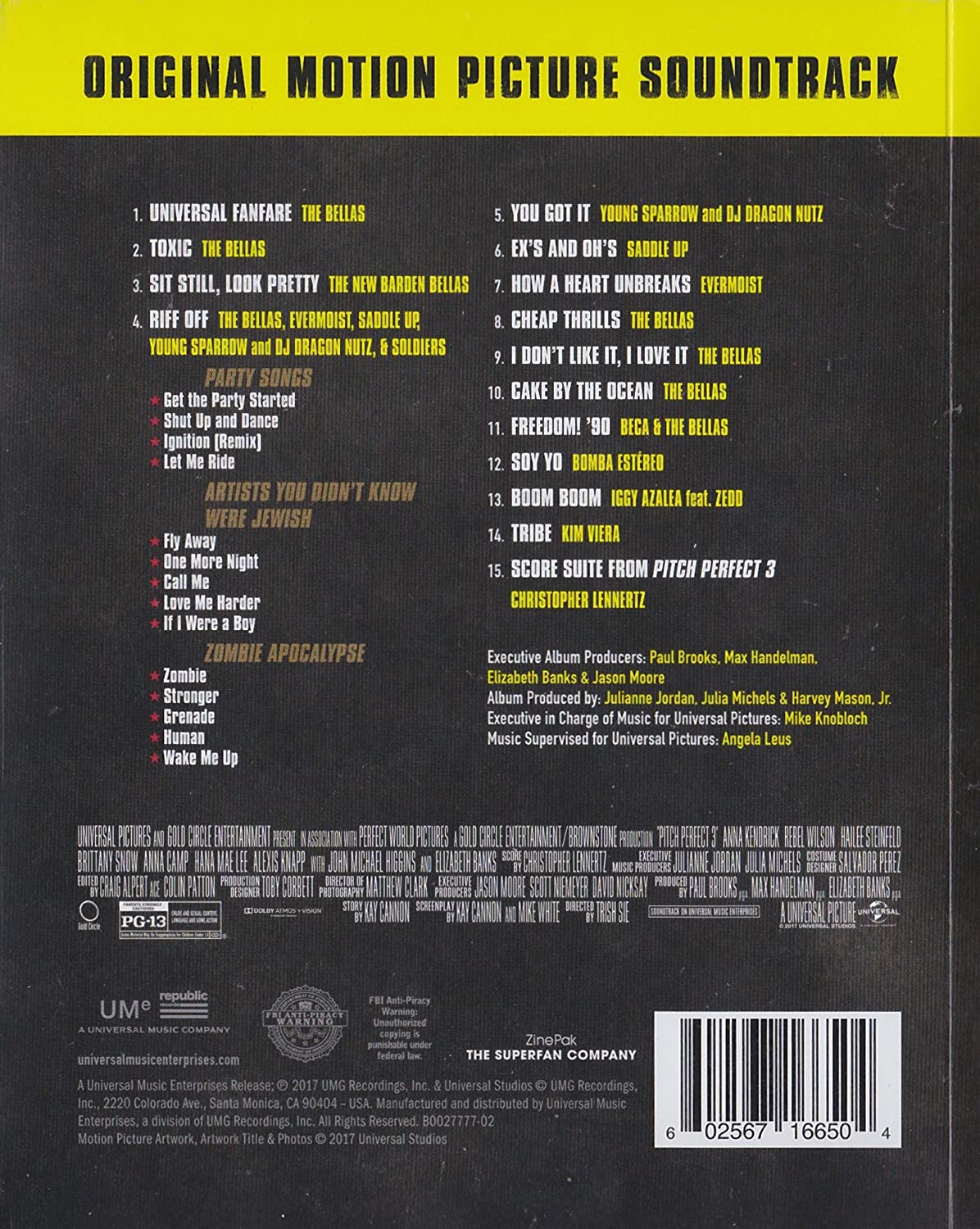 PITCHPERFECT 3-OST -DLX EDITION