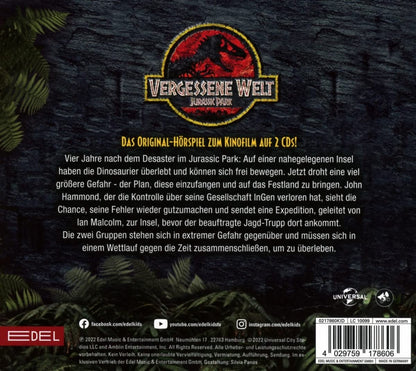 Jurassic Park 2 - Vergessene Welt - Das Original-Hörspiel zum Kinofilm