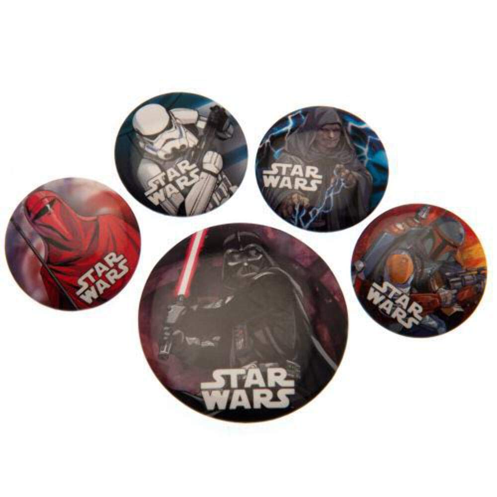 Star Wars Button Badge Set único Colour
