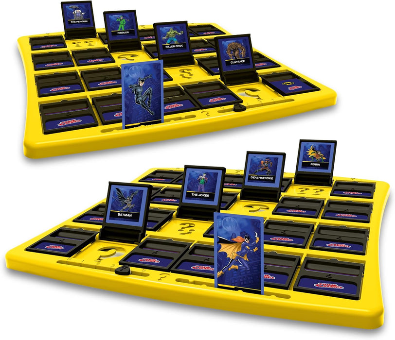 Winning Moves DC Comics Batman Guess Who? Board Game, Play with your favourite Gotham City Characters including Batgirl, Robin, Joker and Harley Quinn, 2 player game for ages 4 plus